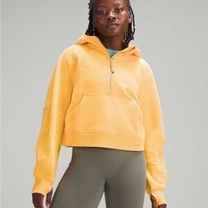 Lululemon Athletica Scuba Oversized Half-Zip Hoodie Mango Dream